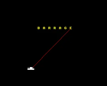 Barrage (19xx)(Cox and Barrow) screen shot title